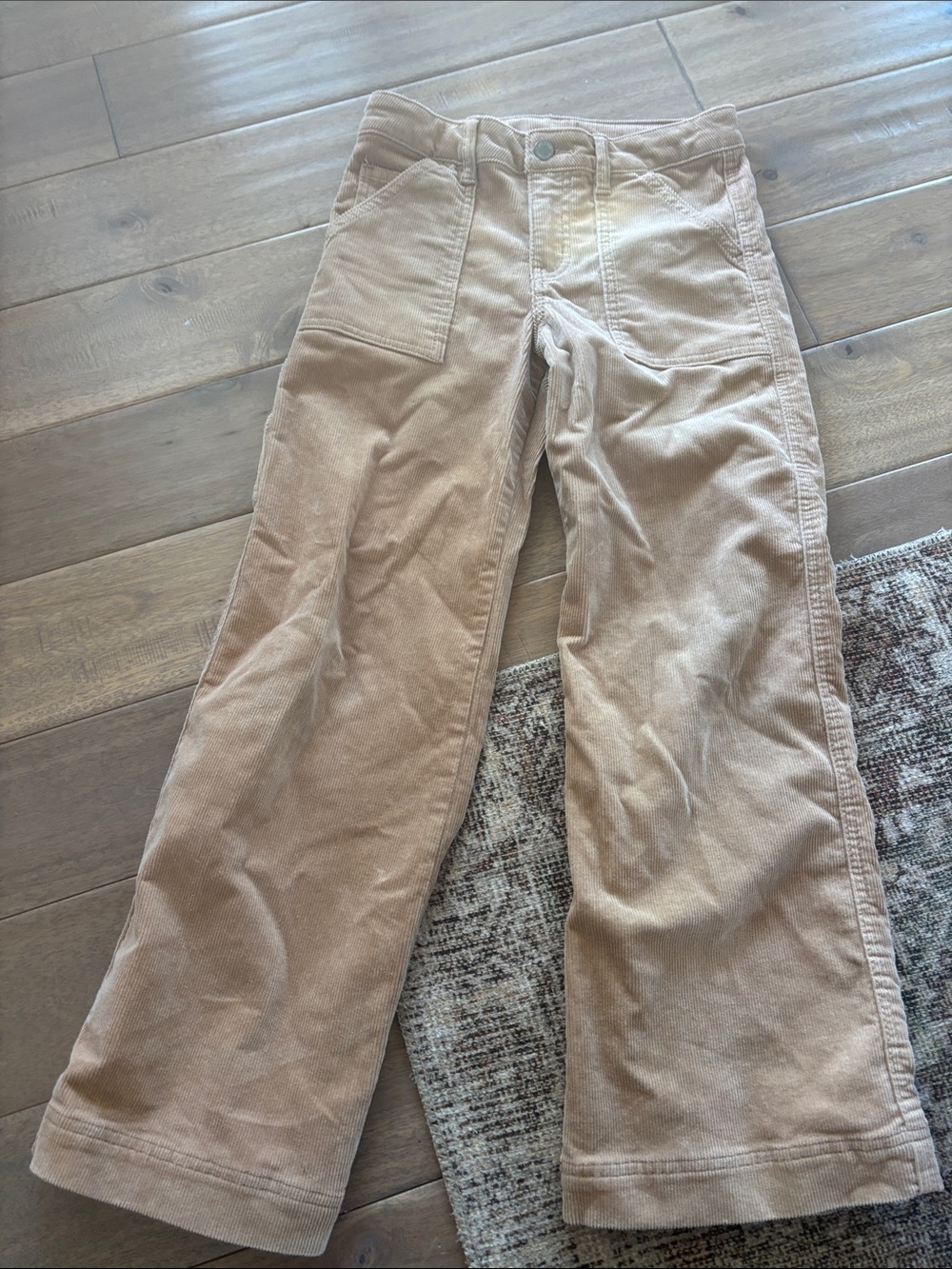 Girls Art Class Light Tan Corduroy Casual Pants
